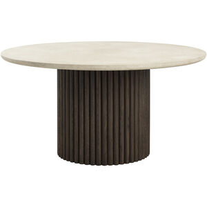 Banyan 59 X 30 inch Cream / Mocha Dining Table